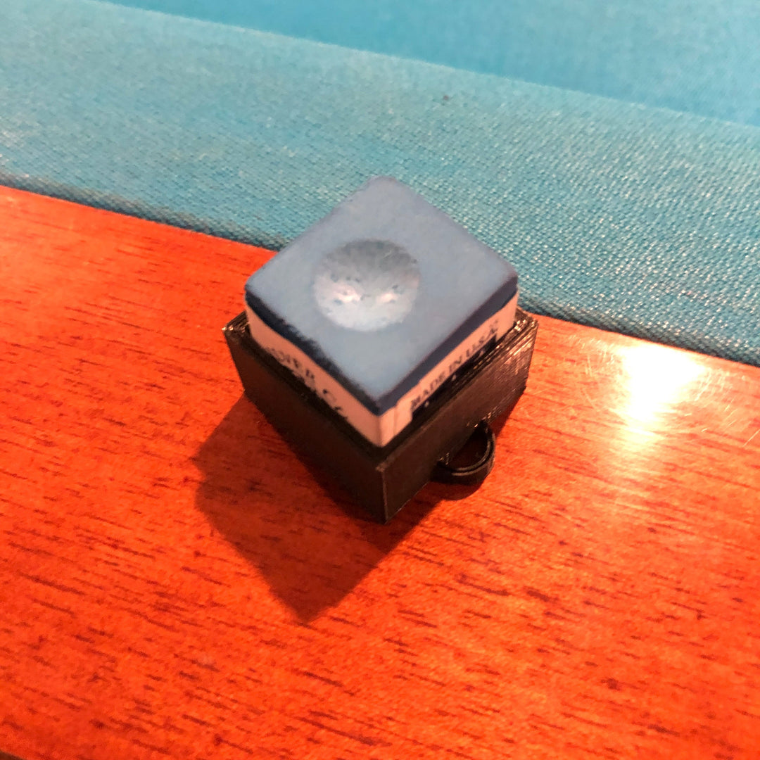 Resin Pool Chalk Pocket Holder  Purple and Gild  Epoxy with Square, Round or Octagon Holder (Copy)