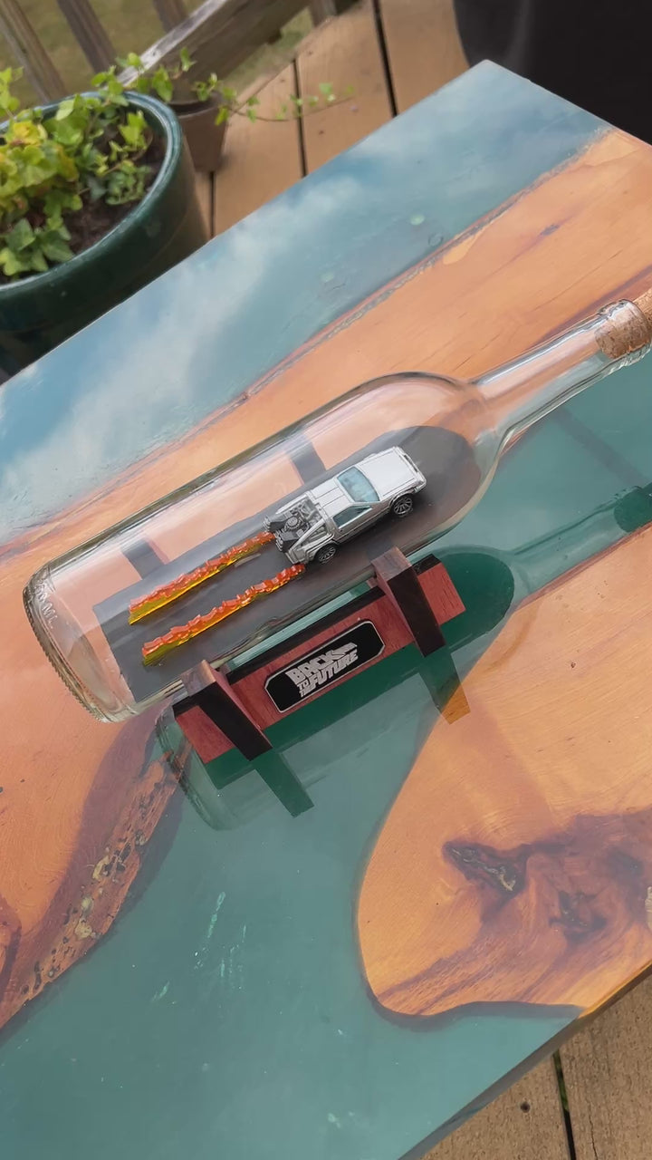 Back to the Future DeLorean Time Machine In a Bottle