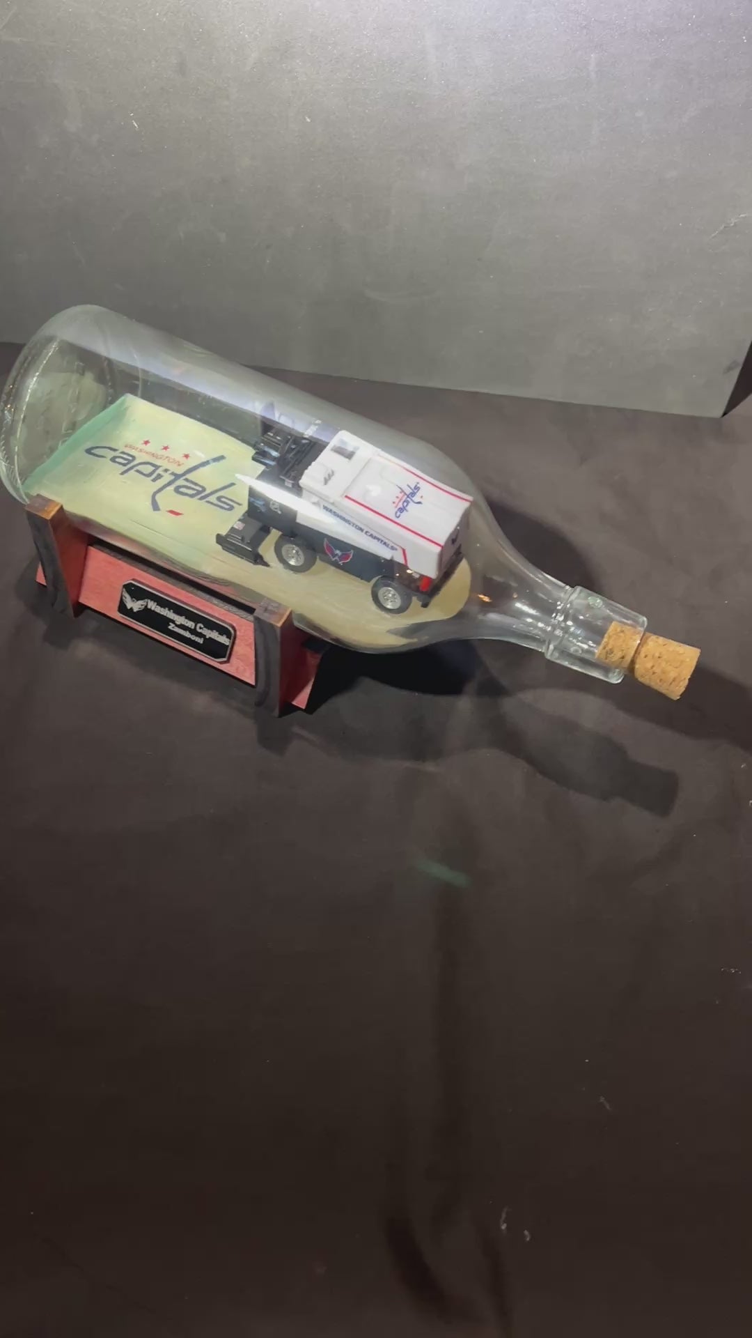 Washington Capitals Zamboni In a Bottle