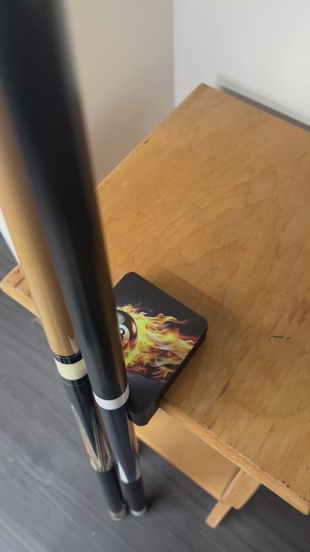 Custom Color 2 Billiards Cue  Holder Claw With Your Photos, Text or Graphics