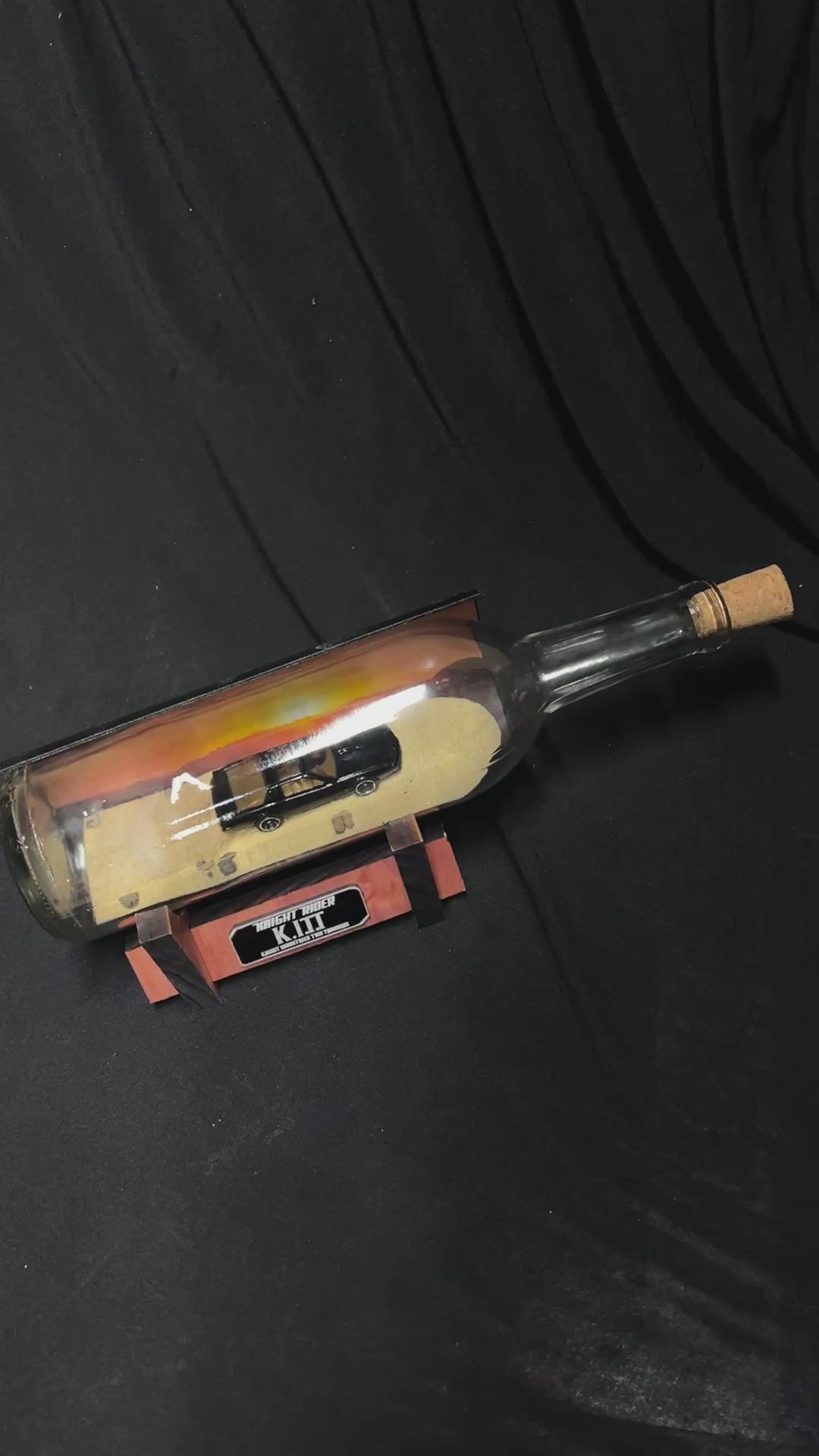 KITT, le justicier de la route, en bouteille