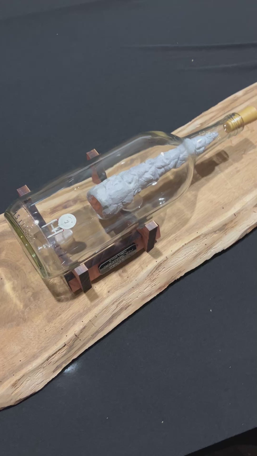 Star Trek the Doomsday Machine Starship a Bottle