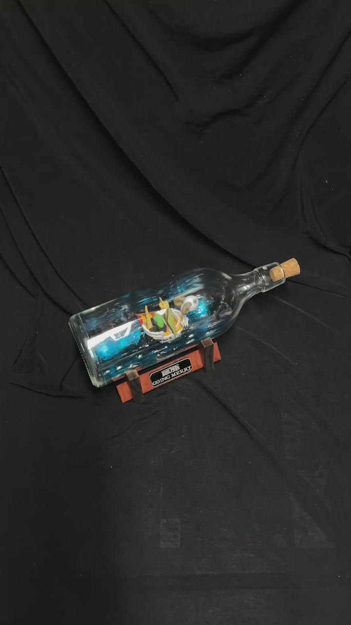One Piece Going Merry Vaisseau en bouteille
