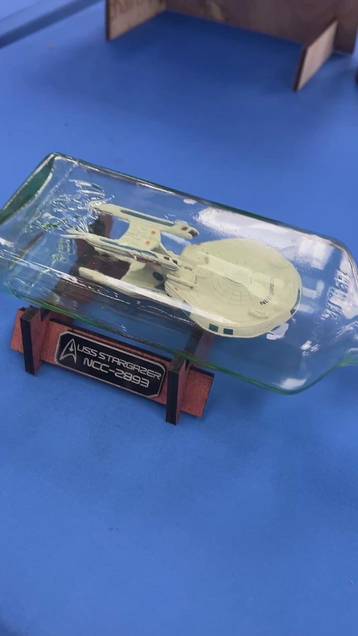 Star Trek USS Stargazer NCC-2893 in a Bottle