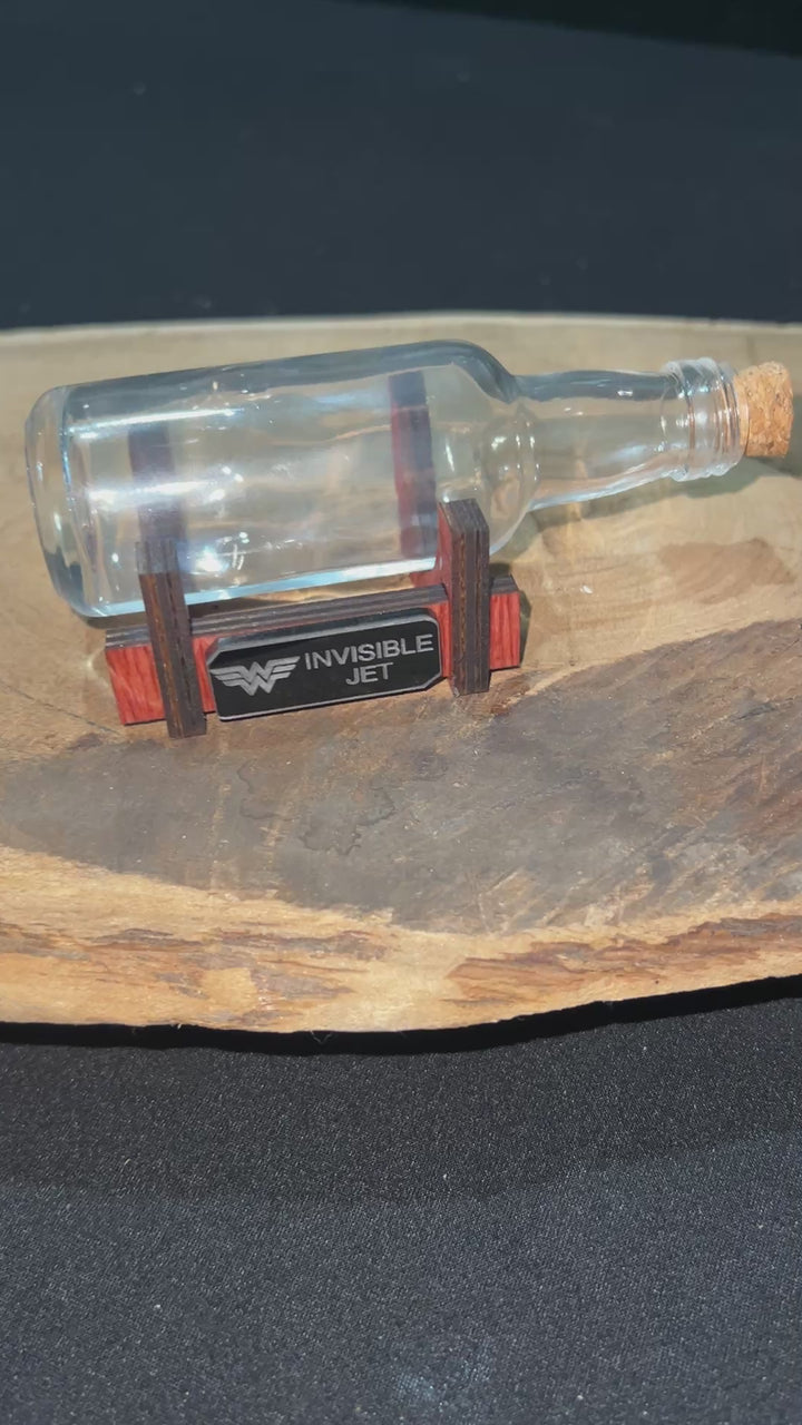 Wonder Woman’s Invisible Jet in a Shot Bottle