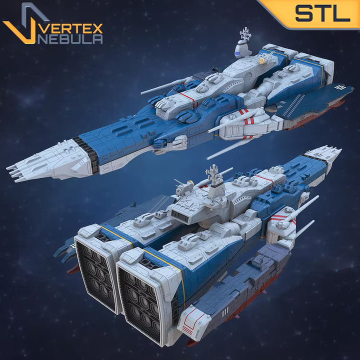 STF-1 Carrier Mode Unpainted Resin Print from Vertex Nebula