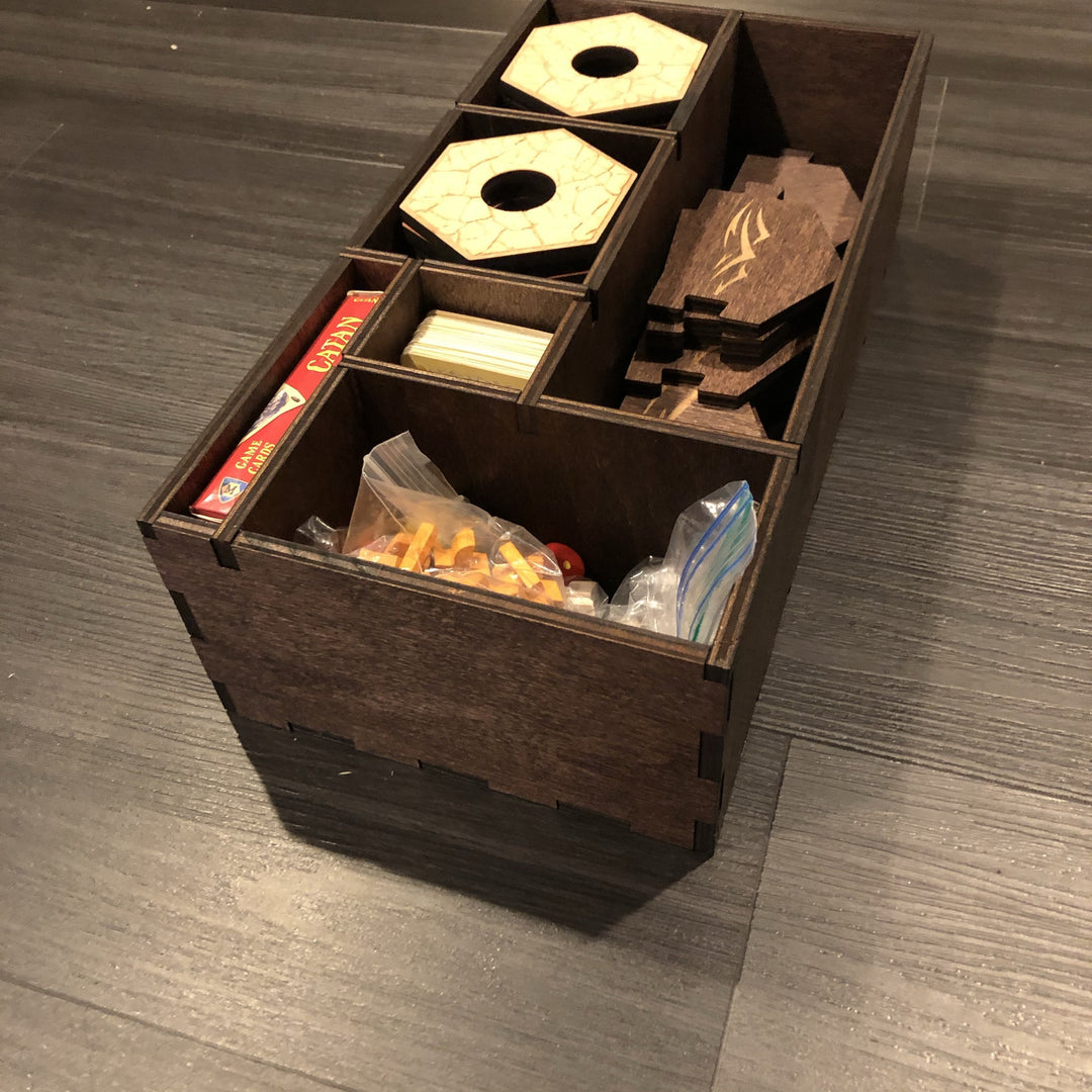 Catan Game Set Wood Box