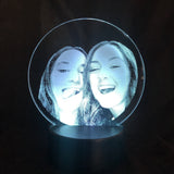 Custom Laser Etched Photo Lighted Acrylic Sign - CCHobby