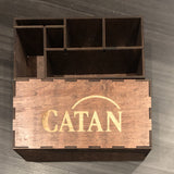Custom Stained Custom Engraved 5-6 Player Settlers of Catan Board Set with Box - CCHobby