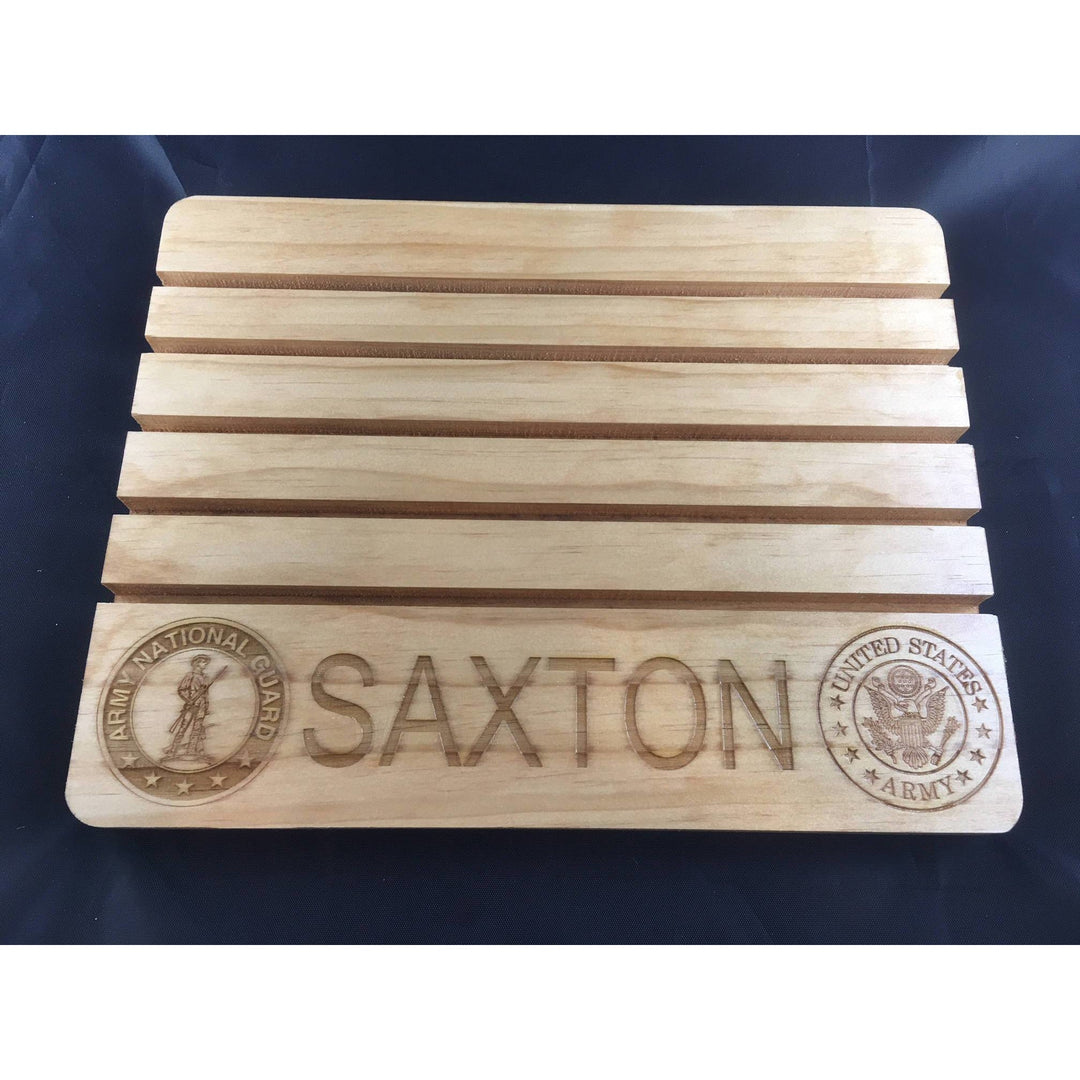 Customized Wood Military Challenge Coin Holder Display - CCHobby