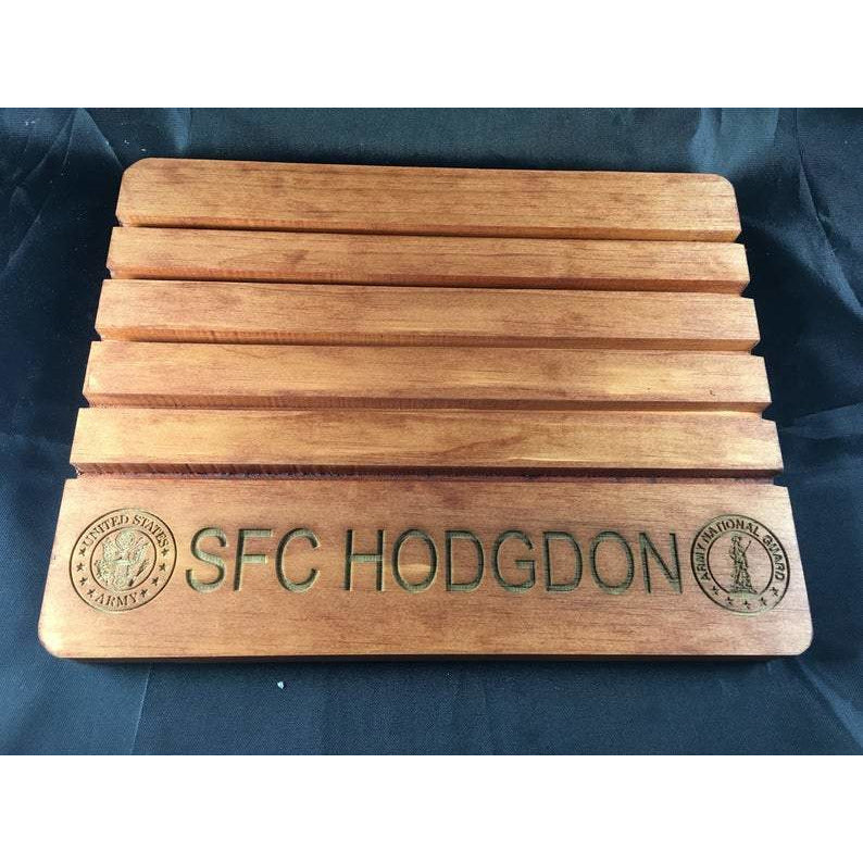 Customized Wood Military Challenge Coin Holder Display - CCHobby