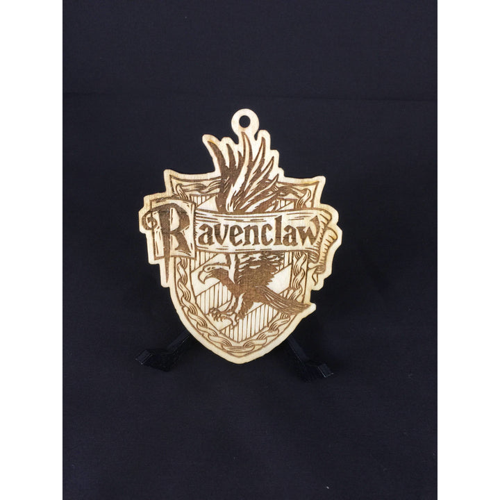 Harry Potter Hogwarts Wood Laser Cut Christmas Ornaments Set of Five - CCHobby