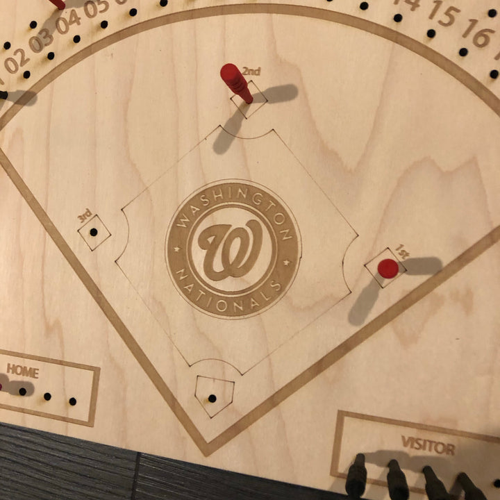 Wood Baseball Dice Game Customizable With YourTeam