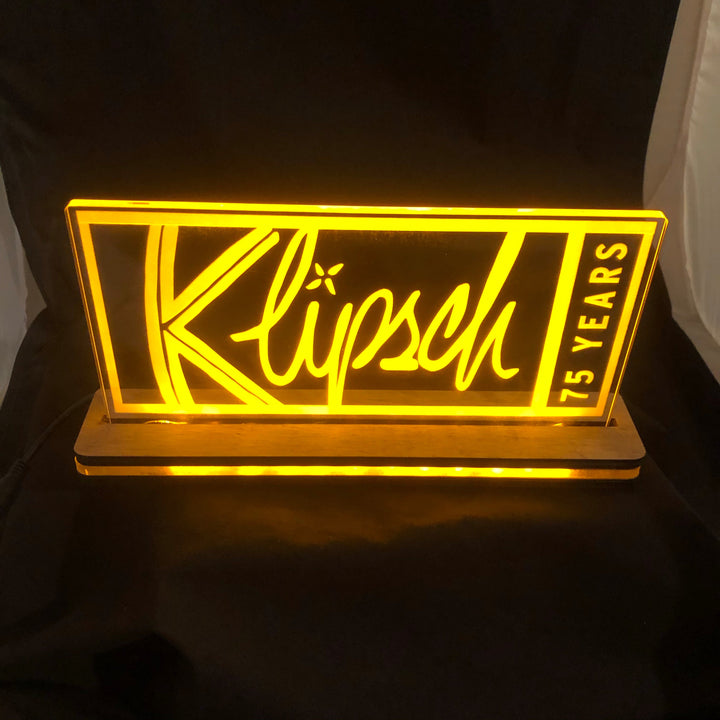 9"x5"  Edge Lit Acrylic Signs