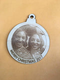 Customized Wood Christmas Ornament with Your Photo