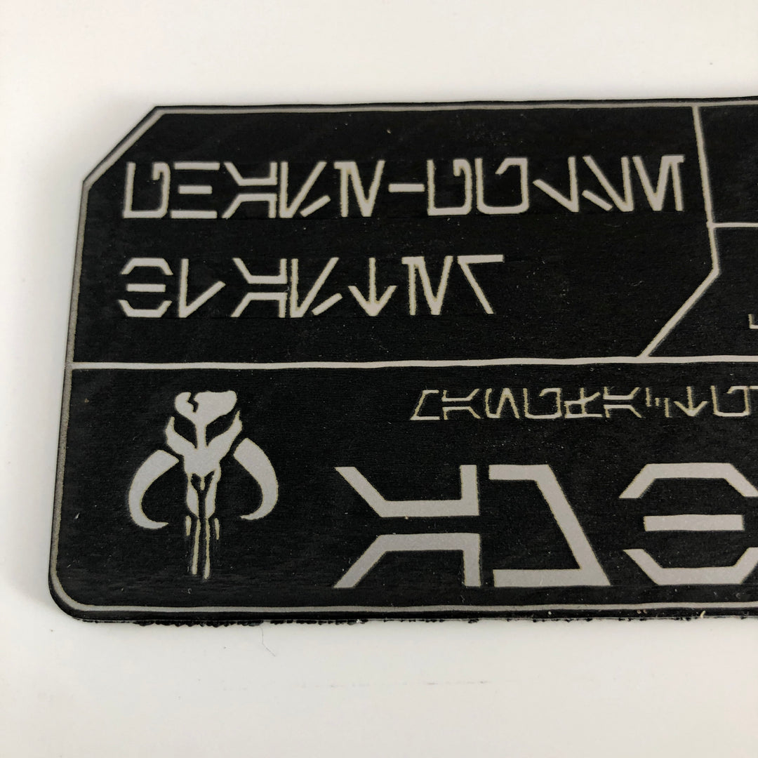 Mandalorian Amban Phase-Pulse  Blaster Plaque