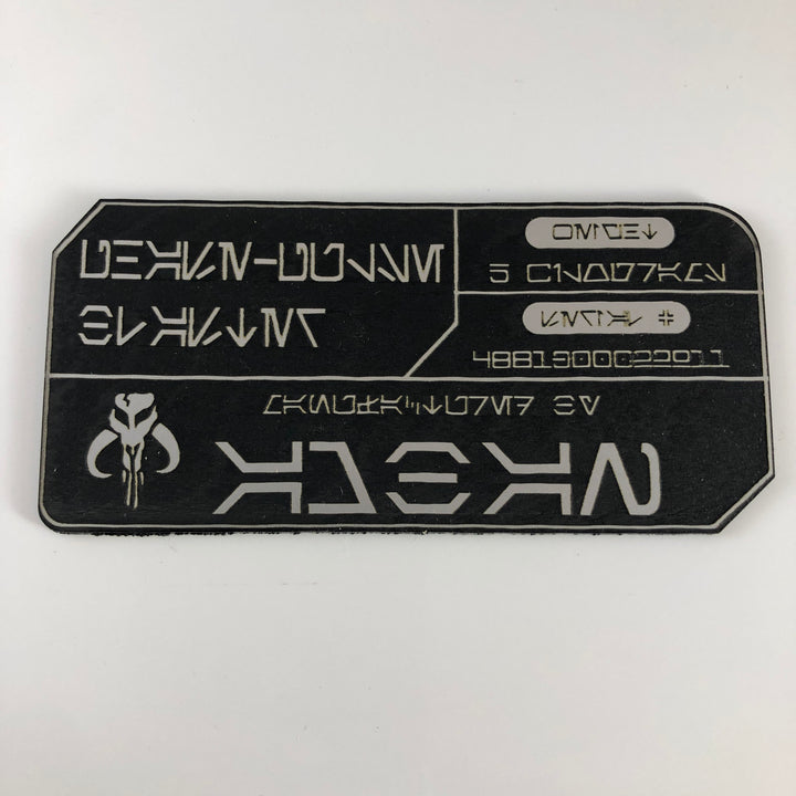 Mandalorian Amban Phase-Pulse  Blaster Plaque