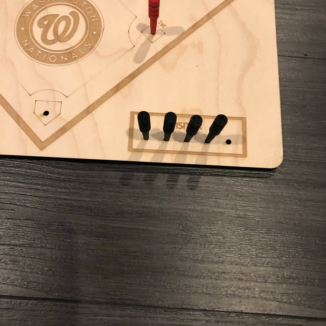 Wood Baseball Dice Game Customizable With YourTeam