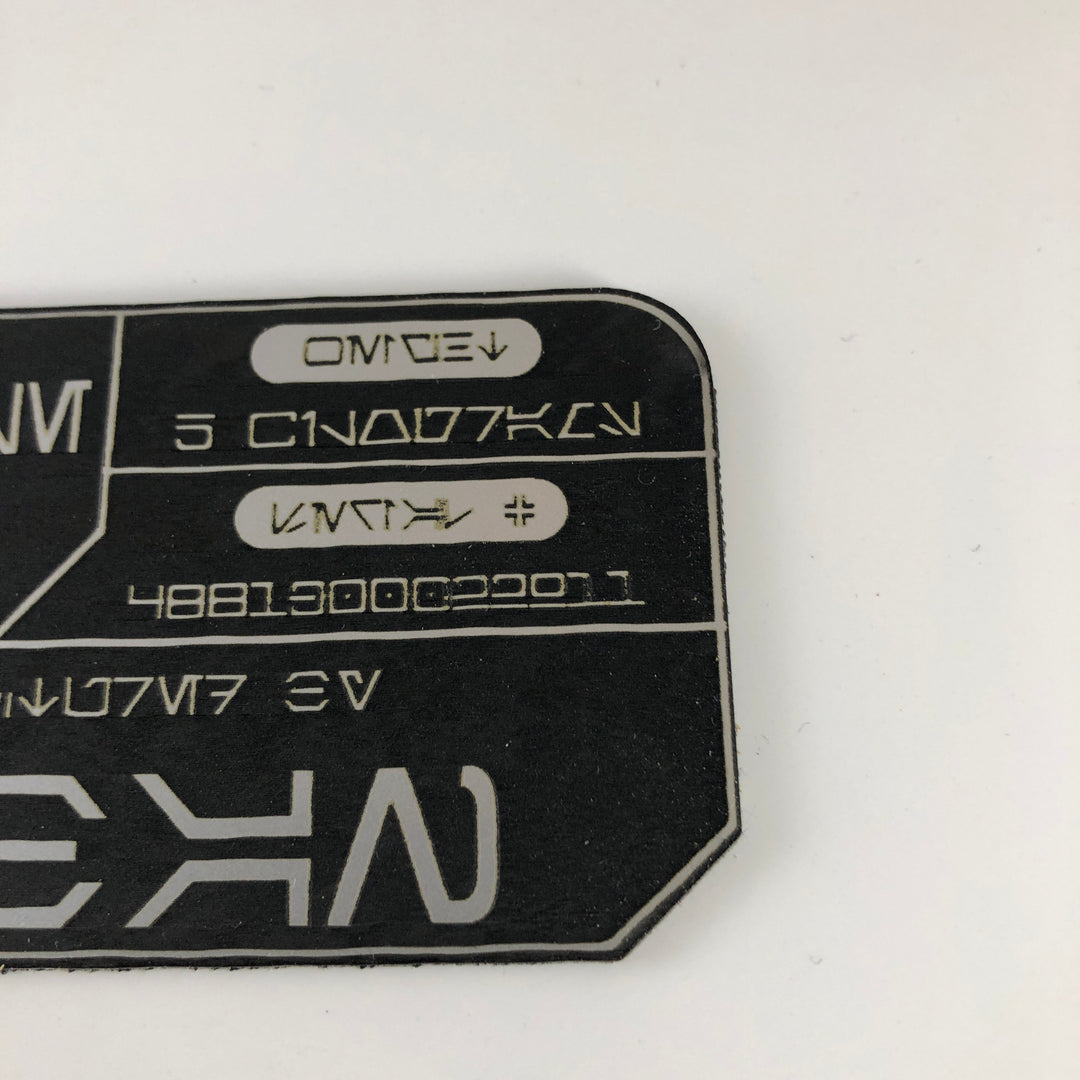 Mandalorian Amban Phase-Pulse  Blaster Plaque