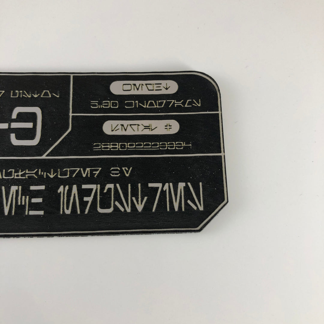 EE-3 Star Wars Blaster Plaque