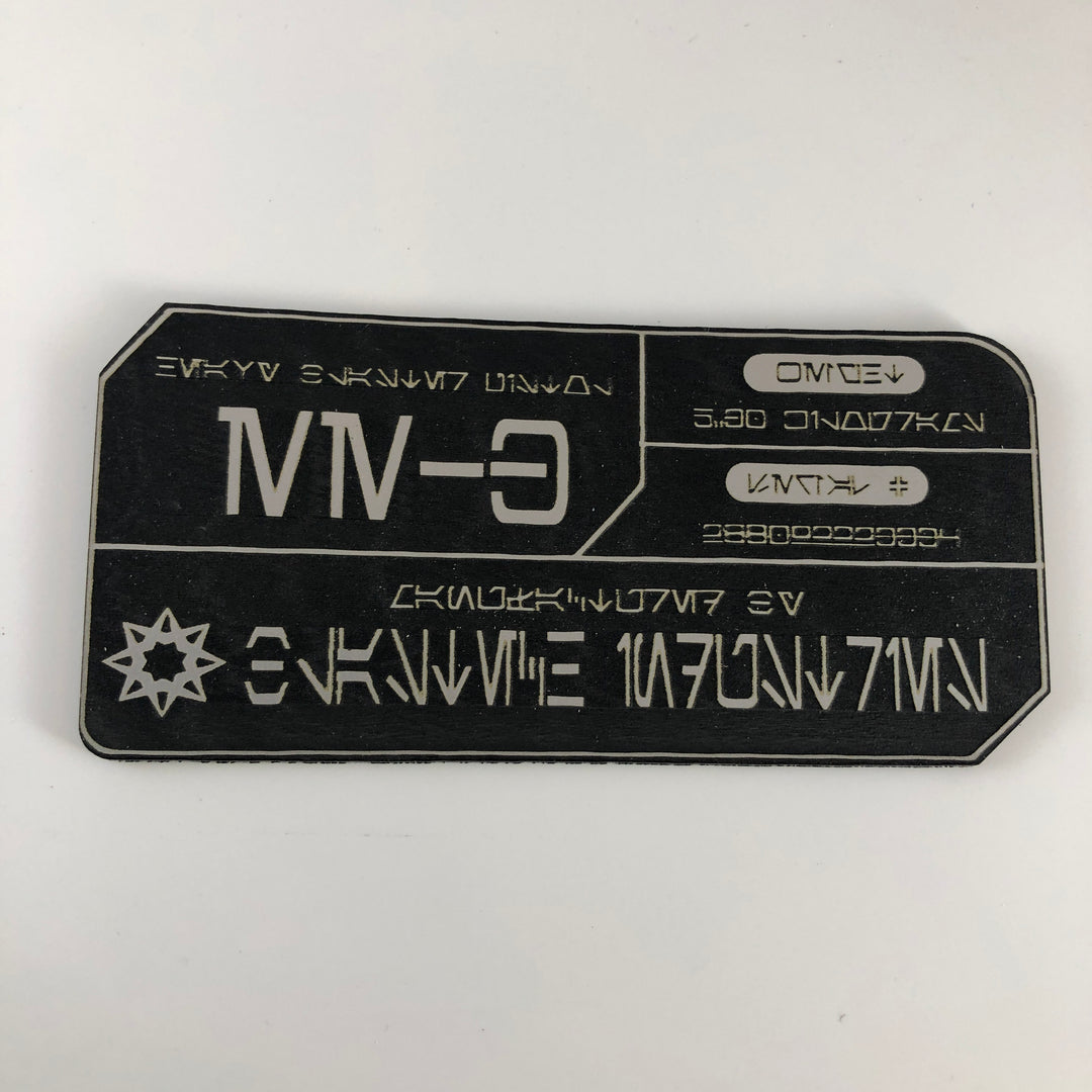 EE-3 Star Wars Blaster Plaque