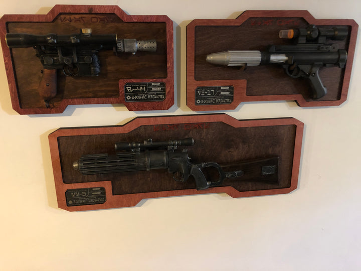 DH-17 Rebel Blaster Wood Wall Mount