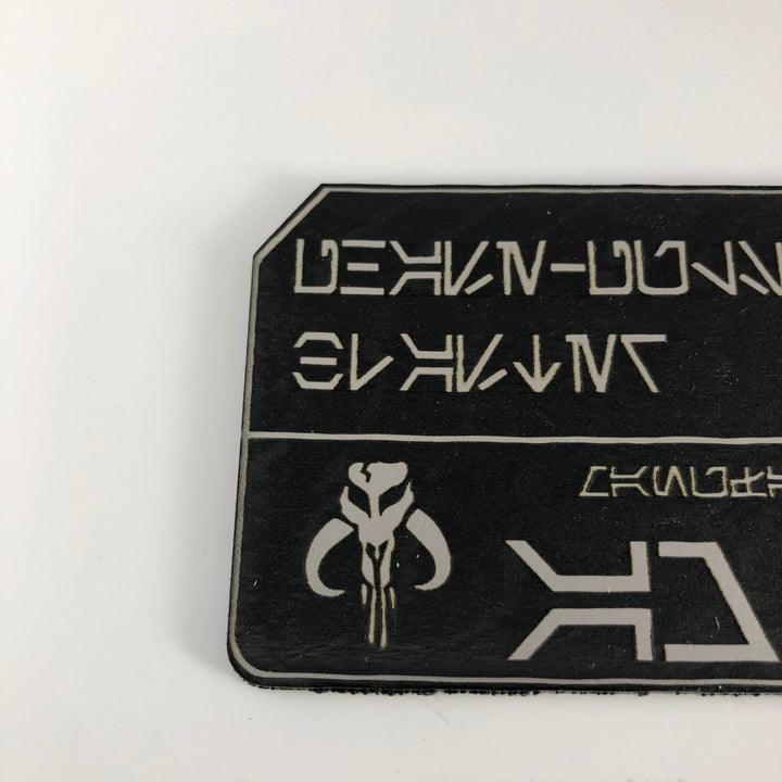 Mandalorian Amban Phase-Pulse  Blaster Plaque