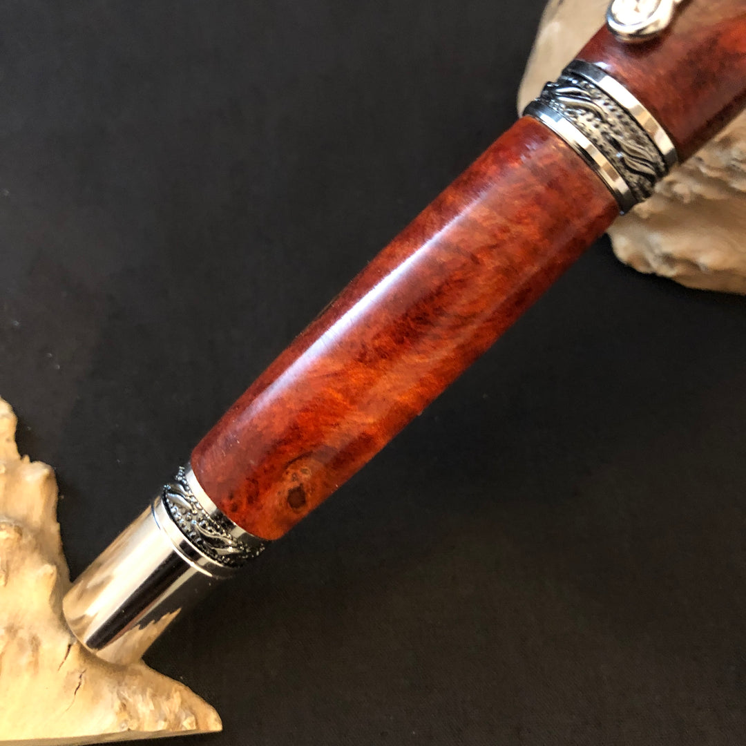 Majestic Rollerball Pen with Maple Burl