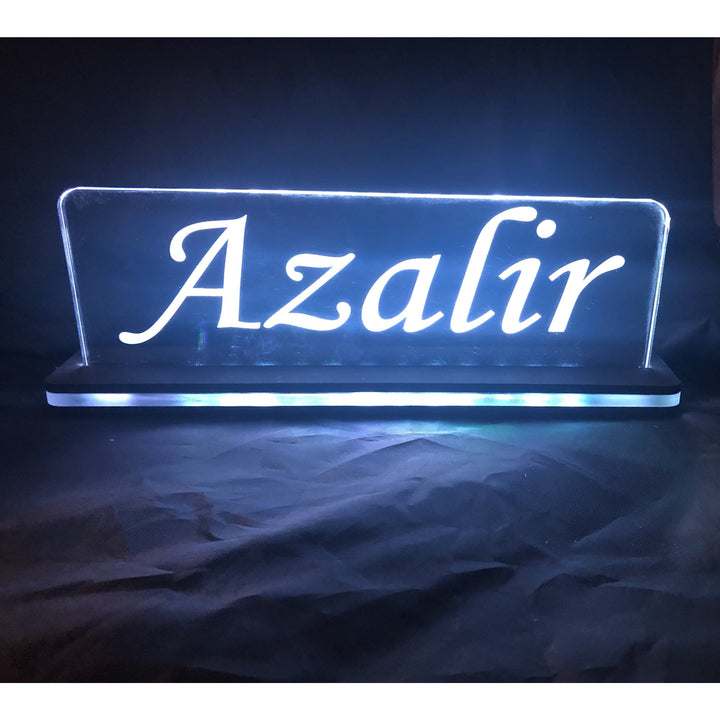 Lighted Nameplate Edge Lit Acrylic - CCHobby