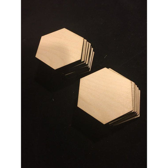 Settlers of Catan Blank Game Tiles Laser Cut from 1/4