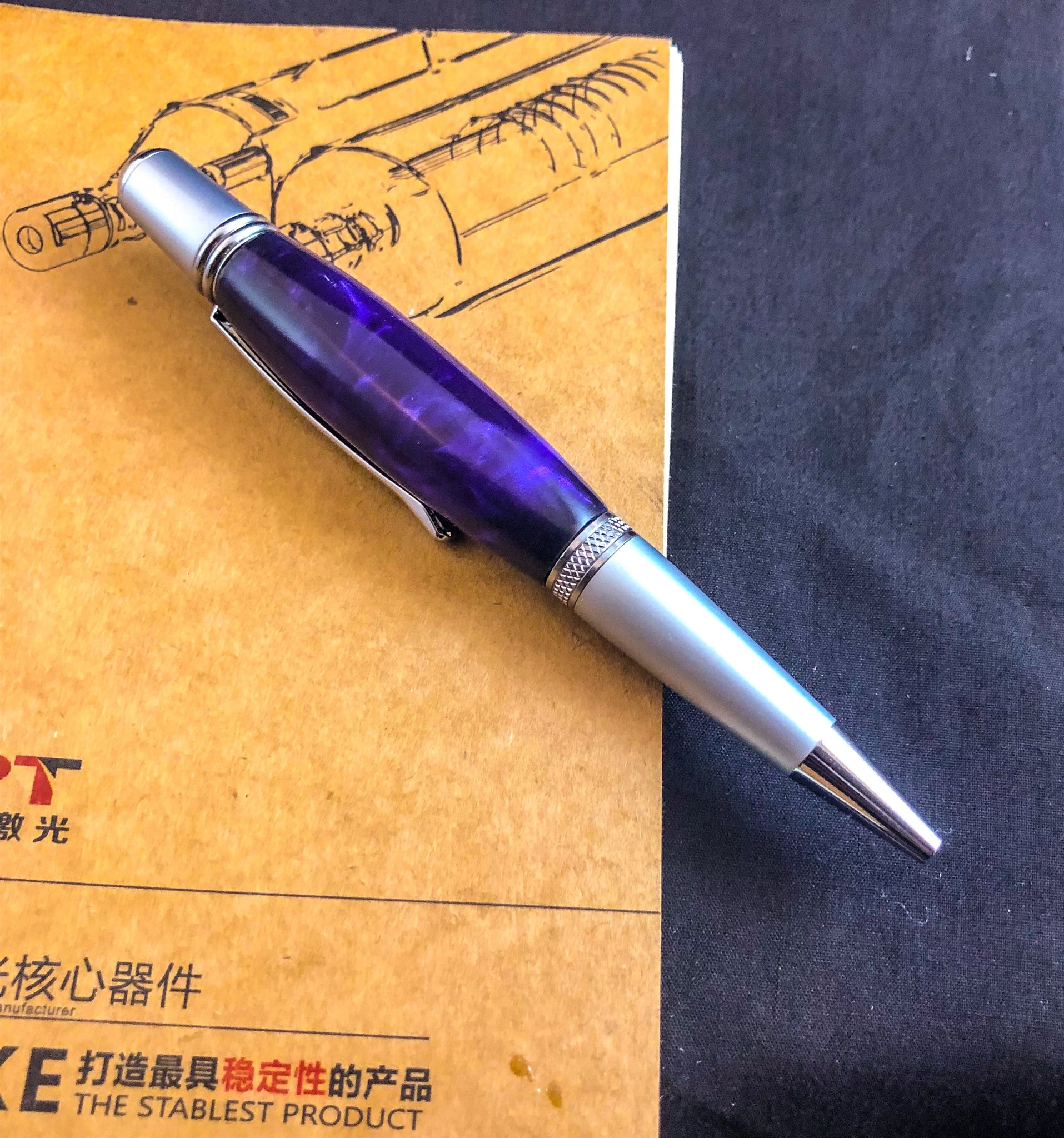 Sierra Style Handturned Acrylic Pen – CCHobbyFun