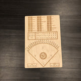 Wood Baseball Dice Game Customizable With YourTeam - CCHobby