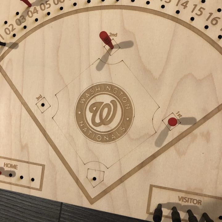 Wood Baseball Dice Game Customizable With YourTeam - CCHobby